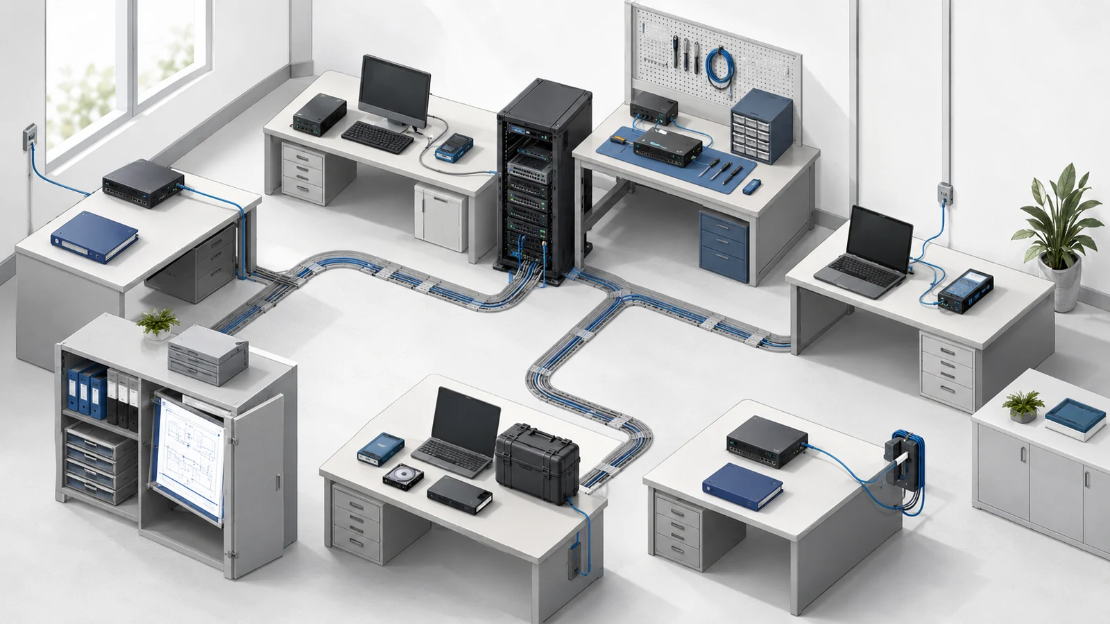 Controlled vendor maintenance process from approved access through validation and access closure